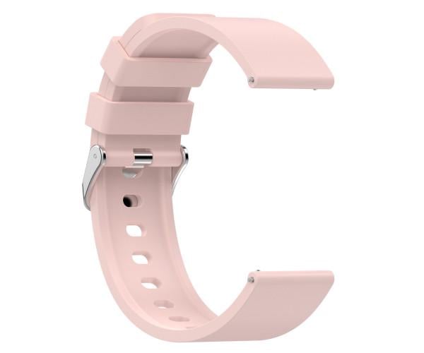 Ремінець Silicone для смарт/годинників Amazfit Bip 3/Bip 3 Pro 20 мм Рожевий