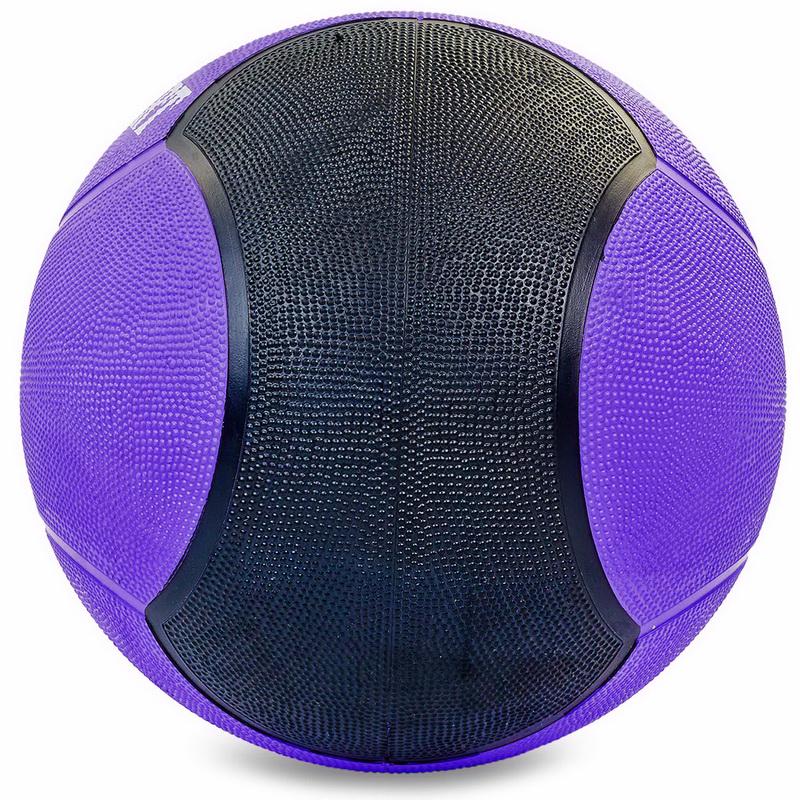 М'яч медичний медбол Zelart Medicine Ball FI-5121-10 10кг Фіолетовий / Чорний (DR003476) - фото 2