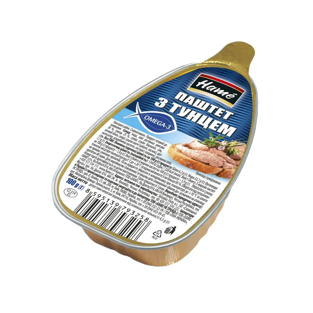 Паштет Hame з Тунцем 100 г (8595139793258)