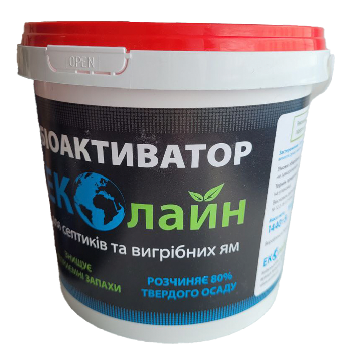 Біопрепарат для вигрібних ям та септиків Еколайн 1440 г (3525)