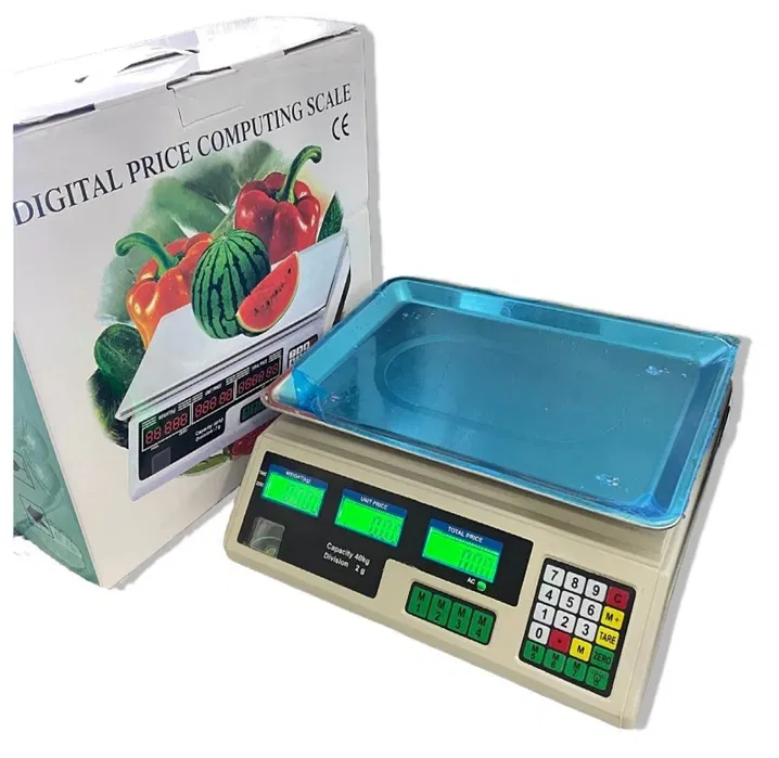 Весы торговые DIGITAL PRICE ART 75003 электронные настольные от 5 грамм до 50 кг (DIGITAL 75003)