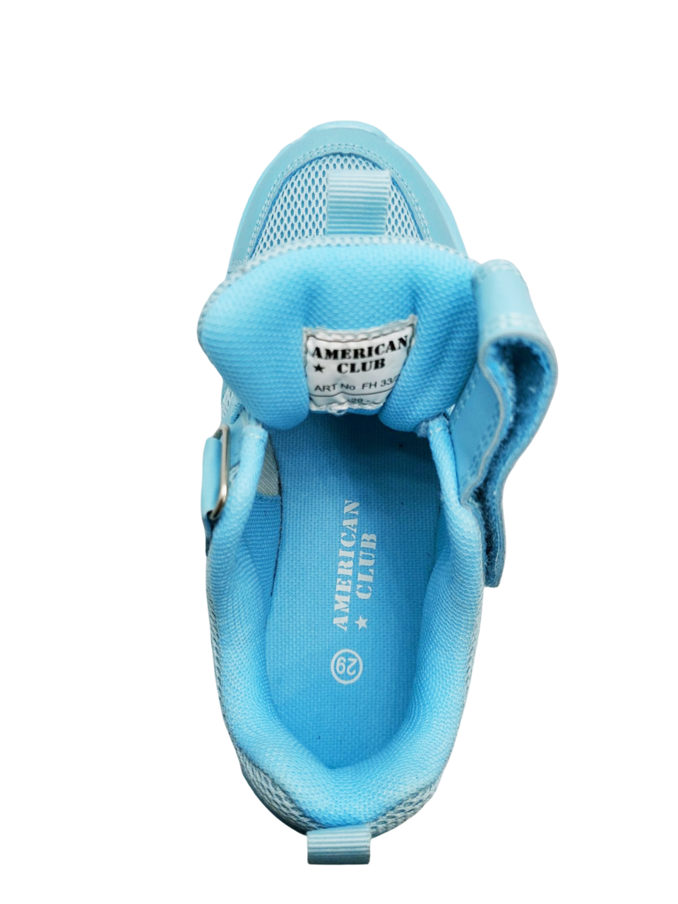 Кросівки для дівчаток American Club 332233/27 р. 27 Блакитний - фото 5 Кросівки для дівчаток American Club 332233/27 р. 27 Блакитний - фото 5