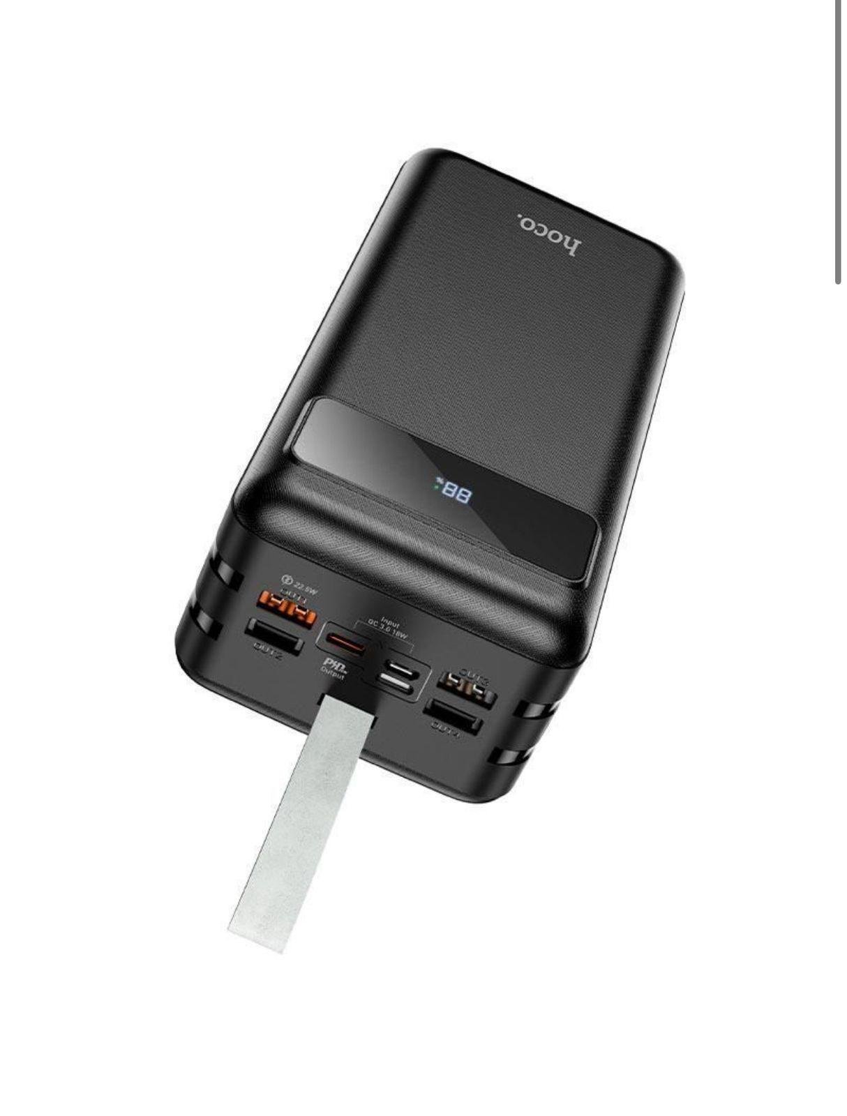 Повербанк УМБ Hoco J86B Electric 60000 mAh 22,5W Black (2420807978)