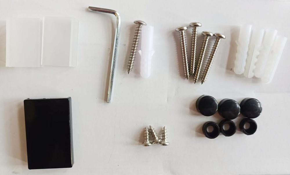 Душевая перегородка MIXXUS Premium FLAT SP02-120x200-TR Walk-In прозрачное стекло 8 мм Black (MI6857) - фото 2