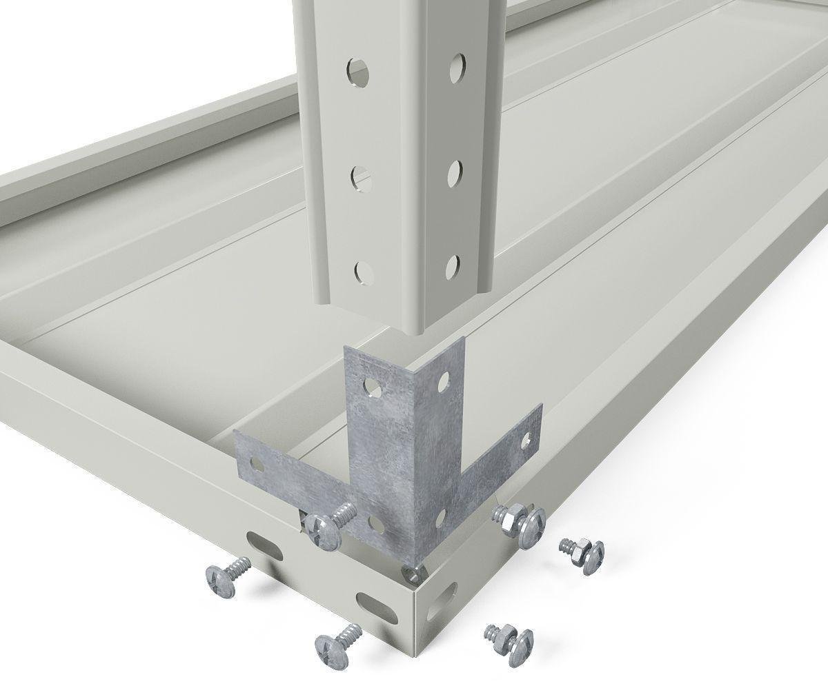 Стелаж Меткас Атлант КС 150 кг/полицю 5 полиць металевий 2000x1200x400 мм (2511852289) - фото 5 Стелаж Меткас Атлант КС 150 кг/полицю 5 полиць металевий 2000x1200x400 мм (2511852289) - фото 5