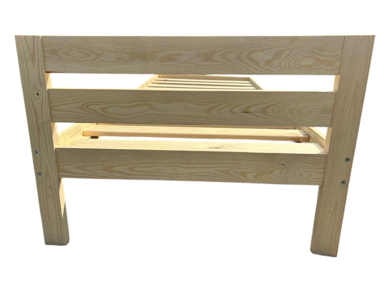 Кровать односпальная деревянная Звездная из массива сосны 90х200 см (26760343) - фото 6