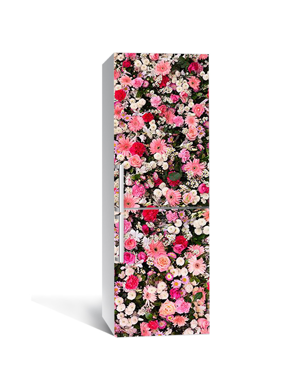 Наліпка 3D на холодильник Zatarga Асорті з квітів 650х2000 мм (1323453771)