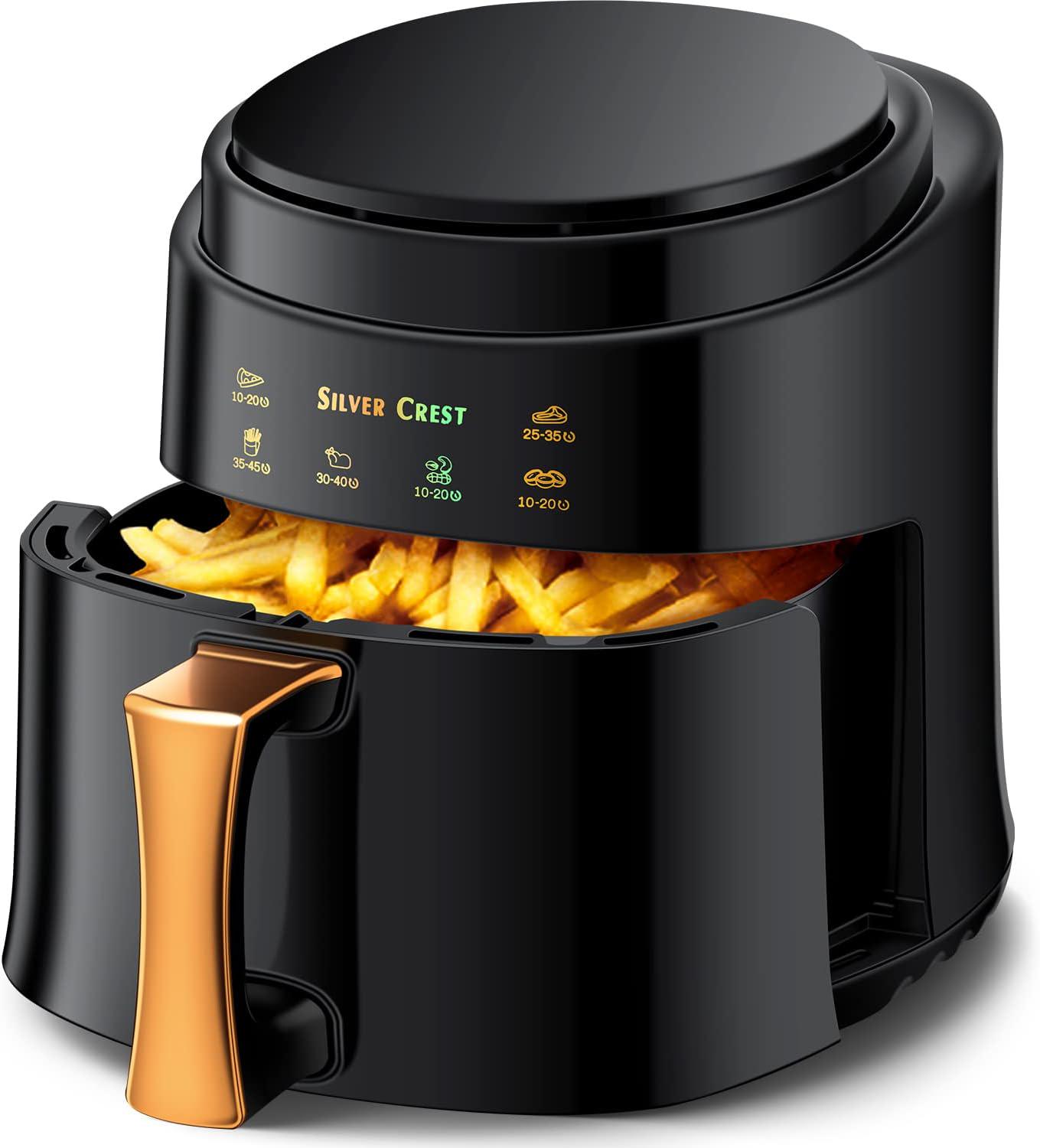 ᐉ Мультипечь Air Silver Crest, 8 л безмаслянная XXL Air Fryer мощностью ...