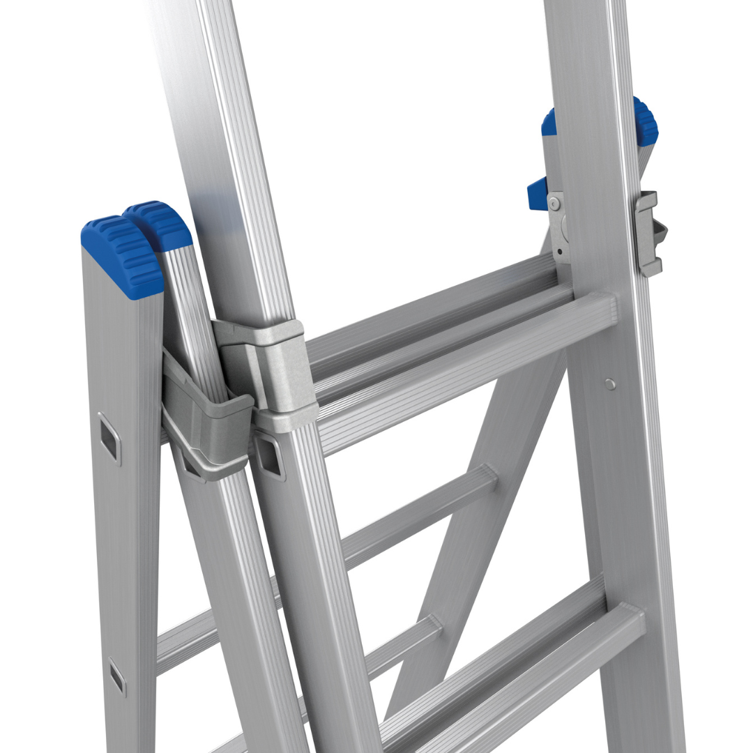 Сходи алюмінієві трисекційні 3х7 3,93 м (15123871) - фото 2 Сходи алюмінієві трисекційні 3х7 3,93 м (15123871) - фото 2