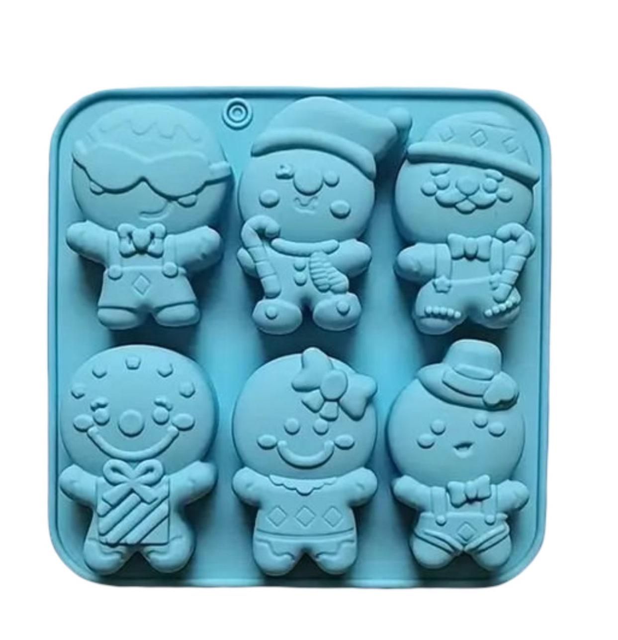 Форма силіконова для печива/цукерок Синій (SAM-6877)