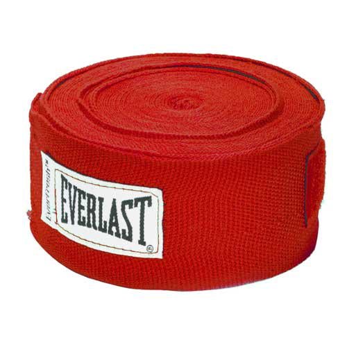 Бинты для бокса Everlast PRO STYLE HAND WRAPS 180 X2 Уни 180 457,2 см Красный - фото 1