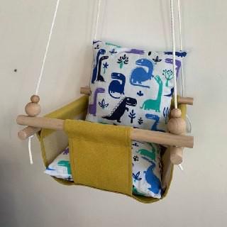 Дитяча гойдалка Infancy Діно Синій/Жовтий (10058671) - фото 4 Дитяча гойдалка Infancy Діно Синій/Жовтий (10058671) - фото 4