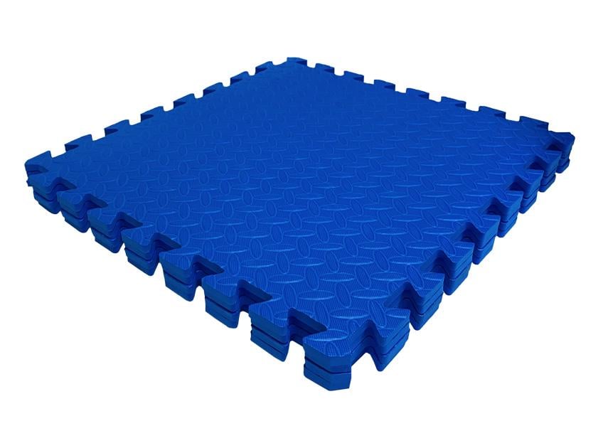 Підлога м'яка-пазл EVA 500х500х10 мм Синій (1994668494) - фото 3