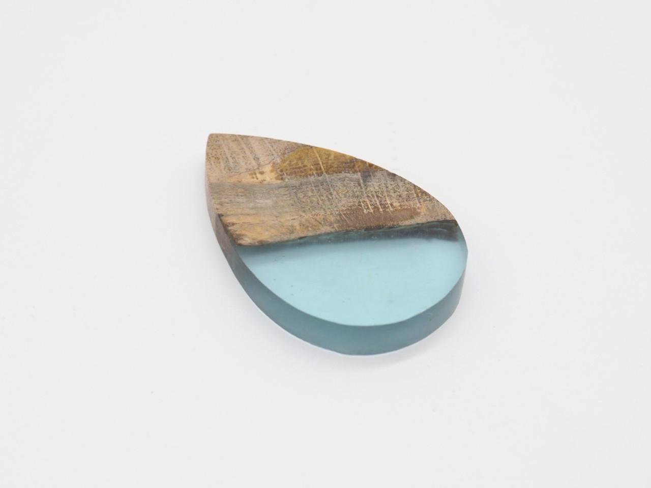 Подвеска эпоксидная с деревом 6,4х4,1 см Голубой (929886184)