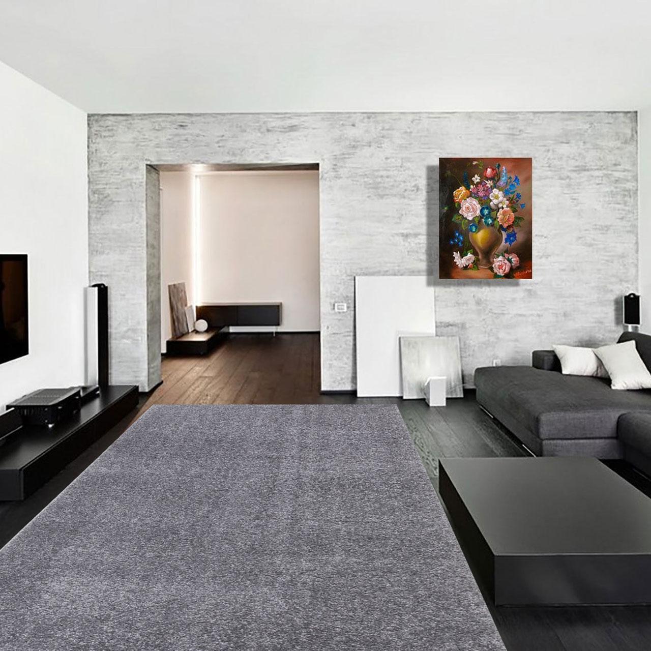 Килим з довгим ворсом DAKARIA Karat Fantasy Run 12500/16 1,2x3 м Сірий (00-00016174) - фото 4 Килим з довгим ворсом DAKARIA Karat Fantasy Run 12500/16 1,2x3 м Сірий (00-00016174) - фото 4