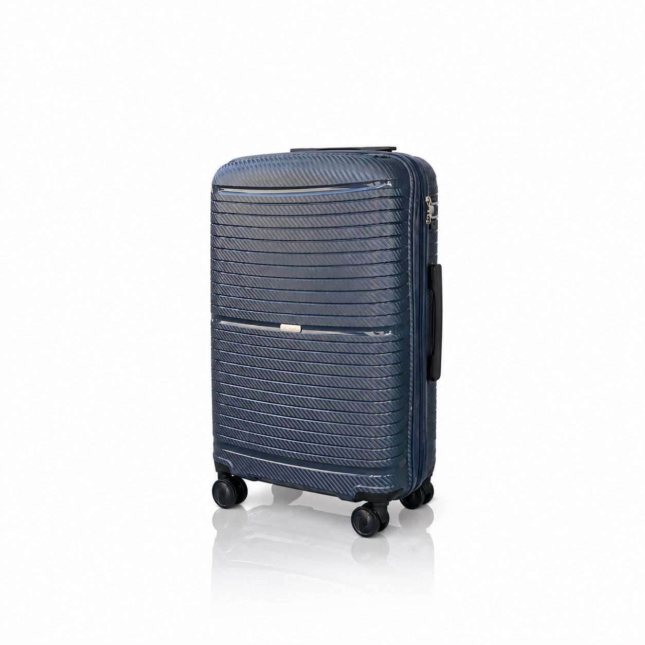 Чемодан с расширением Carbon 65803 маленький 40 л Серый (65803-S-Gray)