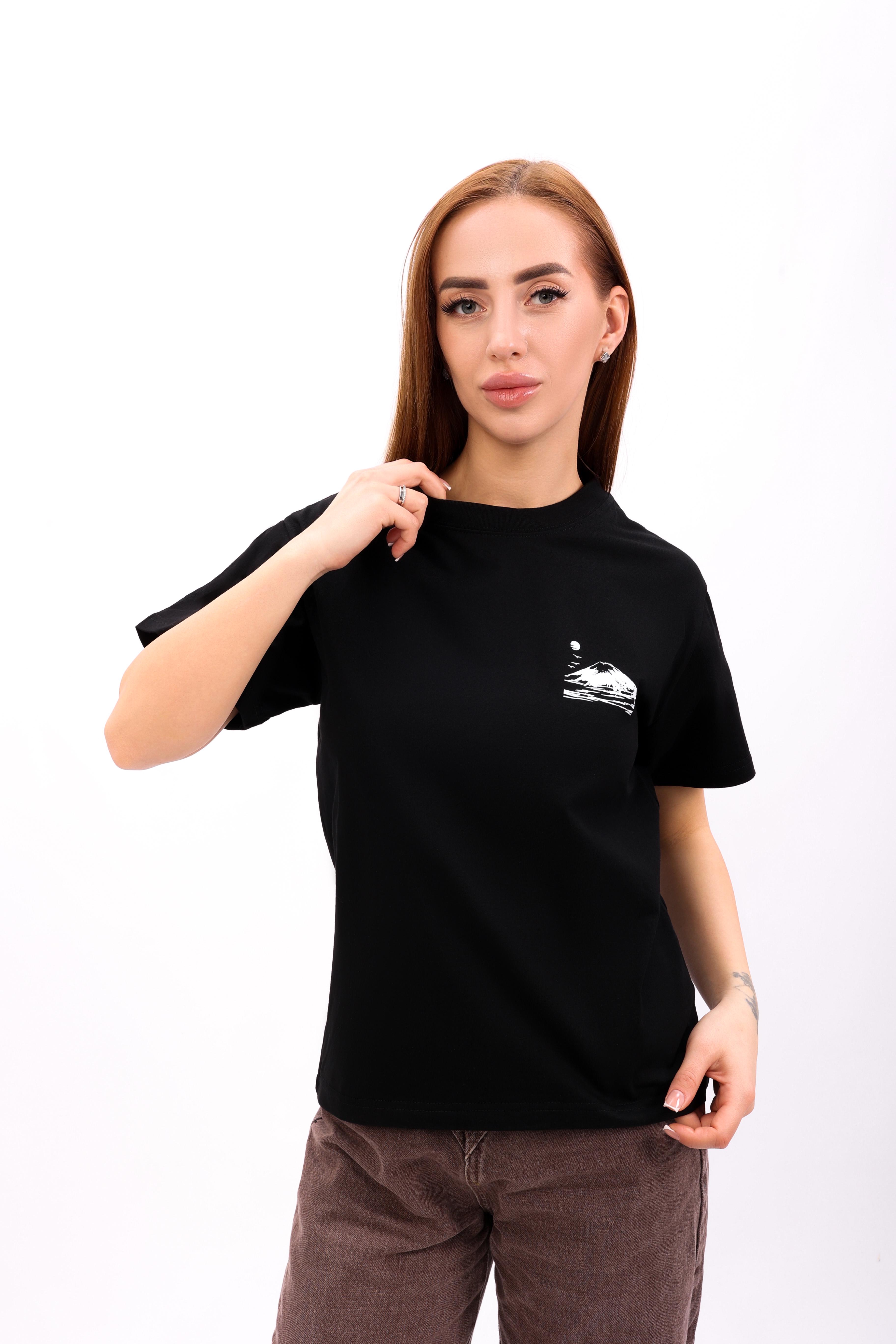 Футболка женская Where Uwear 347111 L Черный (347111_L)