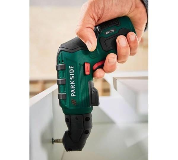 Отвертка-шуруповерт аккумуляторная PARKSIDE PAS D5 4в1 4V 1500 mAh 10 Nm - фото 8 Отвертка-шуруповерт аккумуляторная PARKSIDE PAS D5 4в1 4V 1500 mAh 10 Nm - фото 8