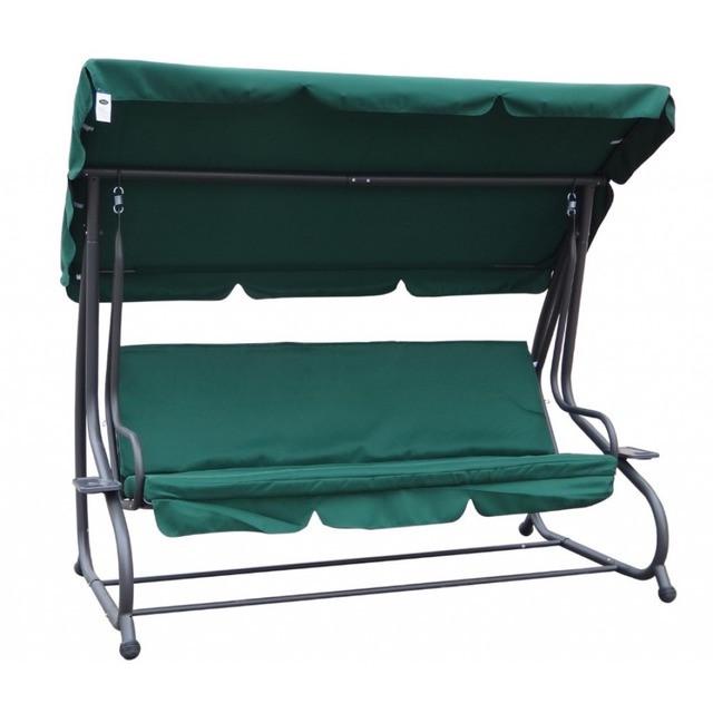 Качели садовые Bonro Garden 4 местная 230 см Зеленый (25551429)