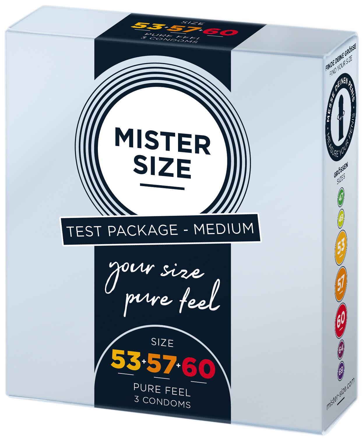 Презервативы Mister Size Pure Feel 0,05 мм р. 53/57/60 3 шт. (SO8040) - фото 2