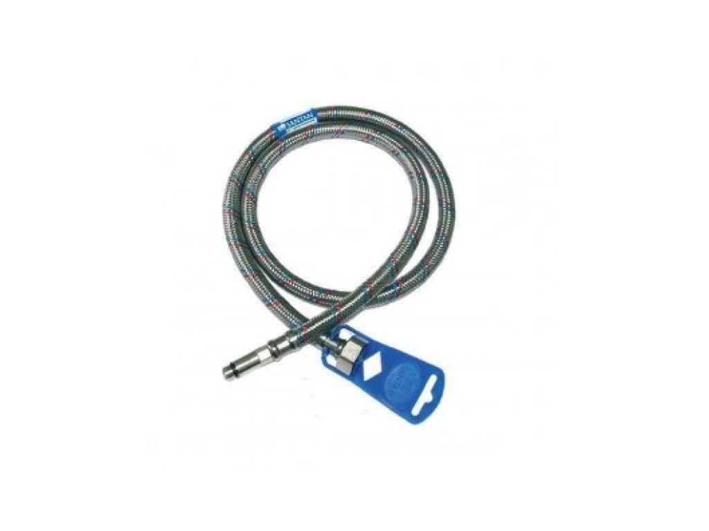 Шланг для води SANTAN 70 см FLEX-WATER M10х1/2" довгий штуцер (313219)