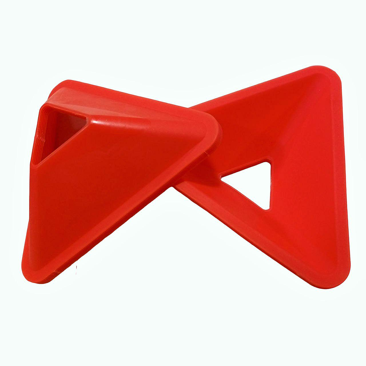 Фишки футбольные тренировочные Sportreal 160140 10 шт. Red (23493627)