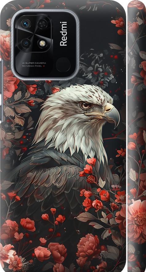 Чехол на Xiaomi Redmi 10C Цветочный страж (6102m-2591-42517)