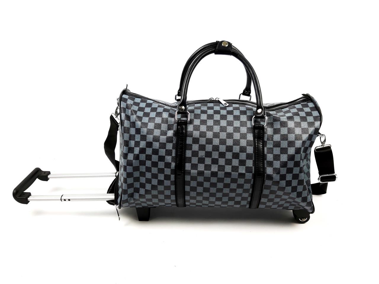 Сумка-валіза на колесах із ременем Sky Travel 50х20х34 см 53 л Синій (669-7) - фото 7 Сумка-валіза на колесах із ременем Sky Travel 50х20х34 см 53 л Синій (669-7) - фото 7