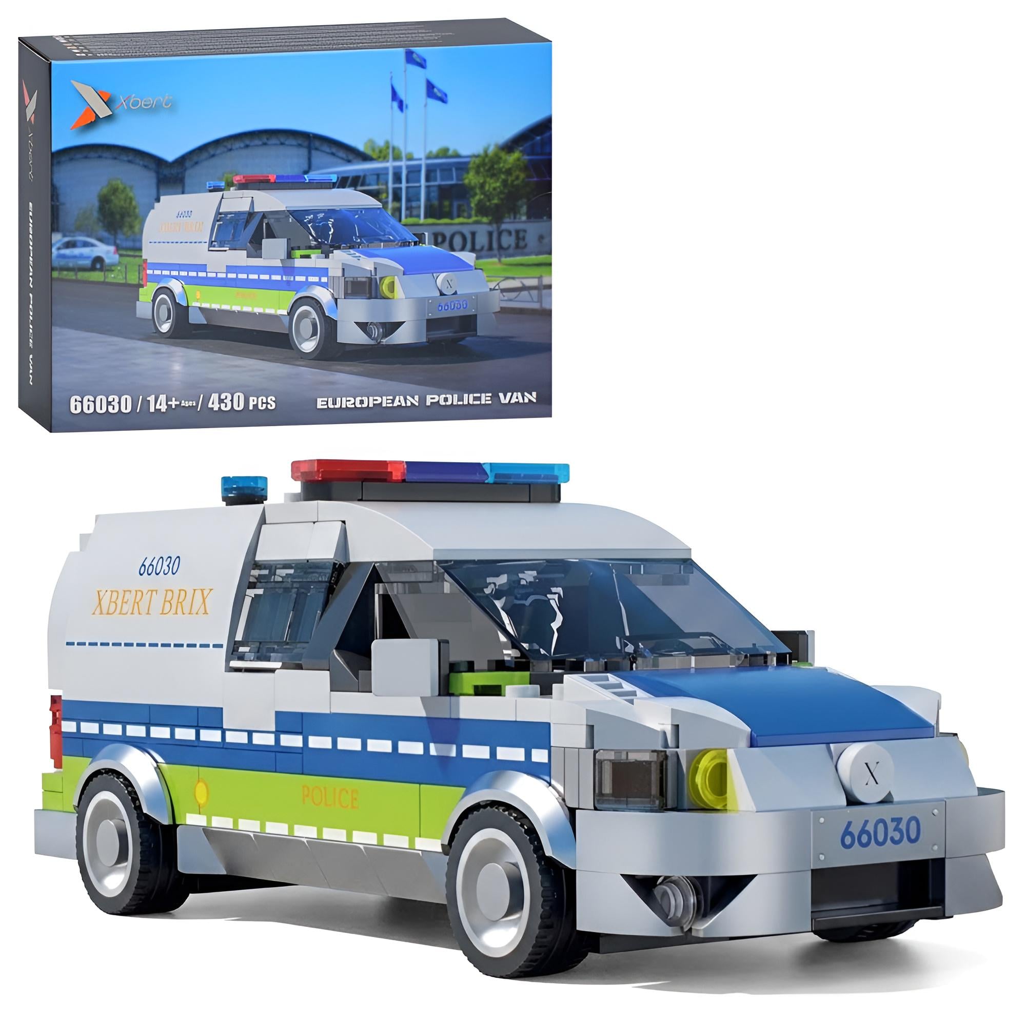 Конструктор детский Полицейский фургон 18,9 х8х7, 4 см 430 дет. (66030)