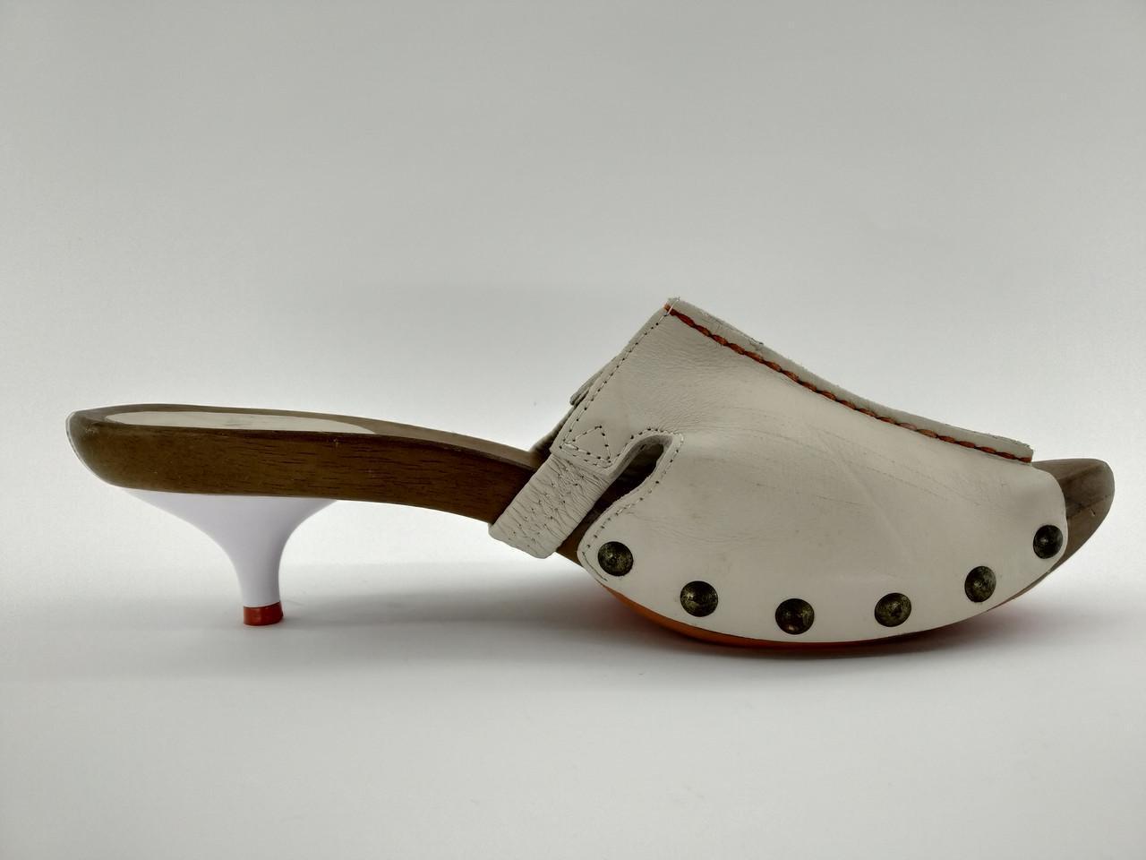 Шльопанці жіночі шкіряні Replay №07 р. 37 24 см Сірий (996917537)