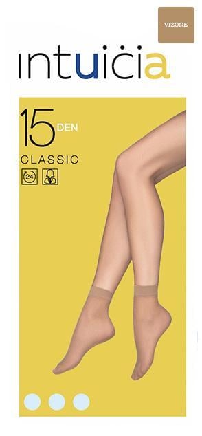 Носки женские 2 пары Intuicia CLASSIC 15 Vizone (66250)