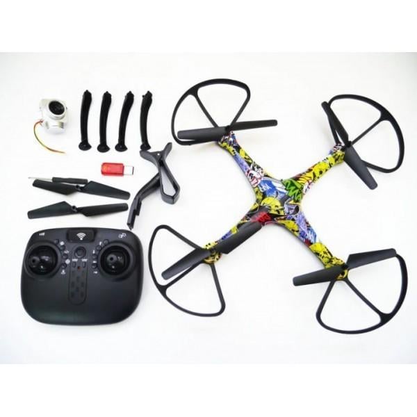 Квадрокоптер с камерой CD622/623W Wi-Fi (MER-14200_1155) - фото 4 Квадрокоптер с камерой CD622/623W Wi-Fi (MER-14200_1155) - фото 4