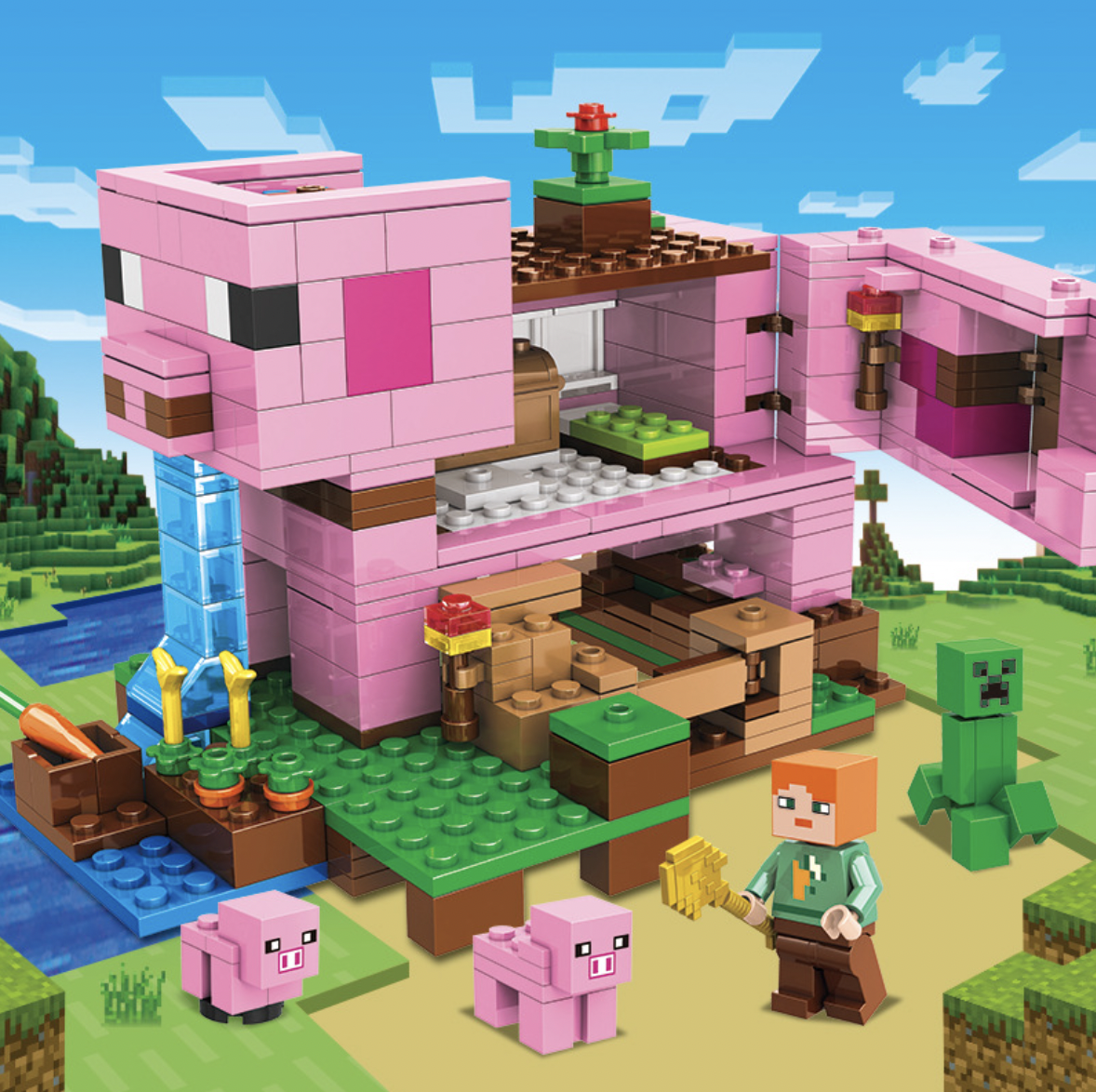 Конструктор My World Будинок-свиня 387 деталей (AA8004) - фото 2 Конструктор My World Будинок-свиня 387 деталей (AA8004) - фото 2