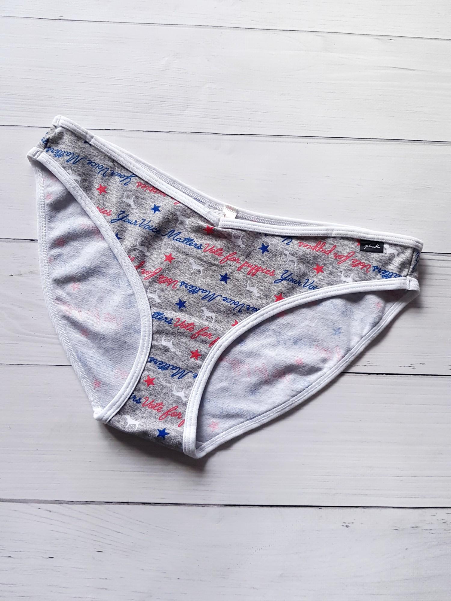 Трусики женские Victoria's Secret PINK L Серый (А-279/G)