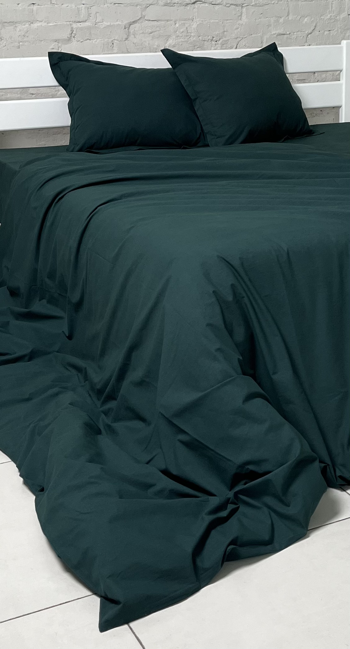 Комплект постельного белья White Dream полуторный 155х215 см вареный хлопок Зеленый (2001/3) - фото 6 Комплект постельного белья White Dream полуторный 155х215 см вареный хлопок Зеленый (2001/3) - фото 6