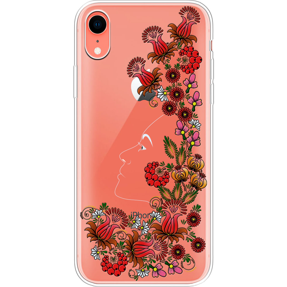 Чохол Boxface iPhone XR 3D Ukrainian Muse Прозорий силікон (35417-bk64-35417)