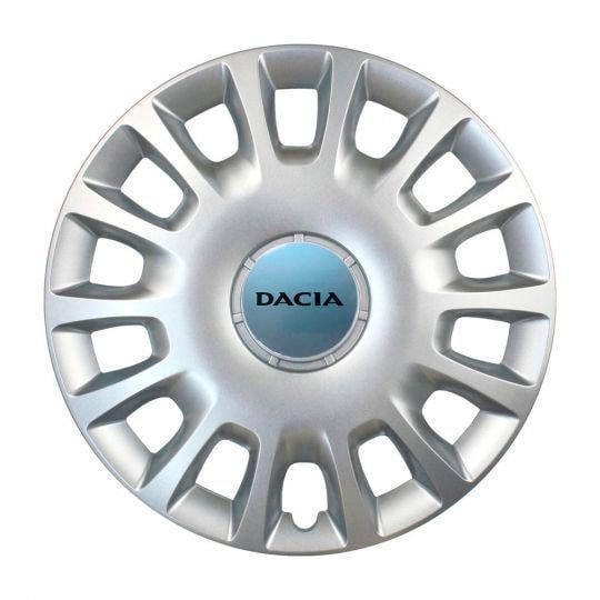 Автомобильные колпаки SKS 307 R15 с логотипом Dacia 4 шт. Серебристый