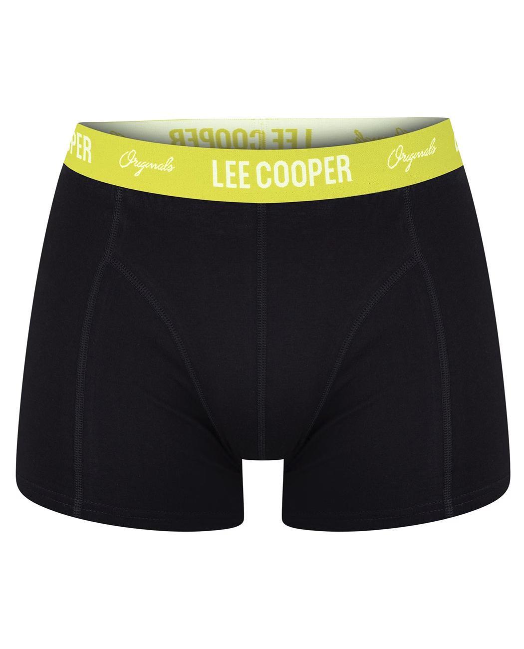Трусы-боксеры мужские Lee Cooper 422174 L Черный/Желтый (4221744043053)