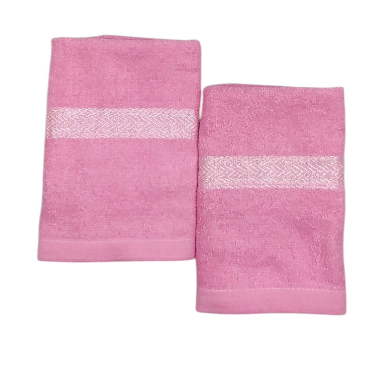 Рушники махрові Смужка для обличчя і тіла 50х100 см 2 шт. Рожевий (01813/pink2) - фото 2 Рушники махрові Смужка для обличчя і тіла 50х100 см 2 шт. Рожевий (01813/pink2) - фото 2