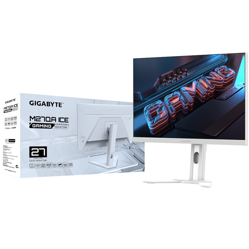 Монитор Gigabyte M27QA ICE Gaming Monitor безрамочный SS-IPS 2560x1440 QHD 27" (tf6916) - фото 11 Монитор Gigabyte M27QA ICE Gaming Monitor безрамочный SS-IPS 2560x1440 QHD 27" (tf6916) - фото 11
