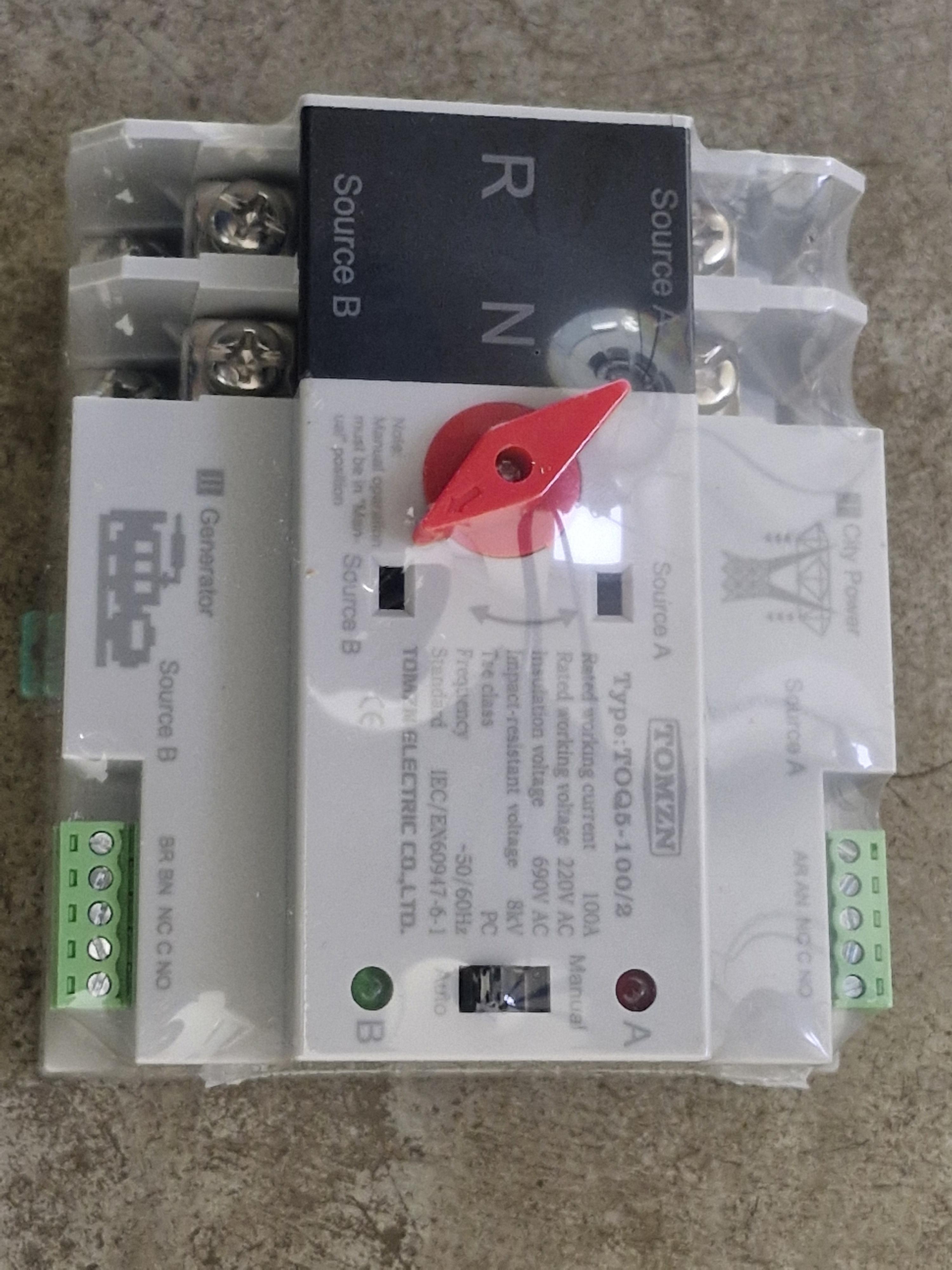 Автомат введення резерву TOMZN TOQ5 100 ампер однофазний 2P двополюсний - фото 8