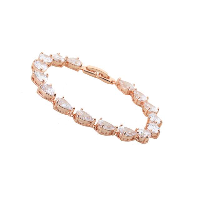 Браслет с цирконами 5550440 Italina Белый