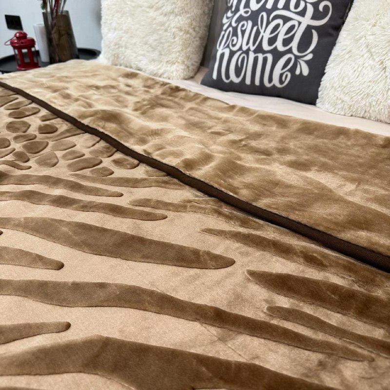 Покрывало на кровать акриловое 200x230 см Светло-коричневый (28857538) - фото 9 Покрывало на кровать акриловое 200x230 см Светло-коричневый (28857538) - фото 9