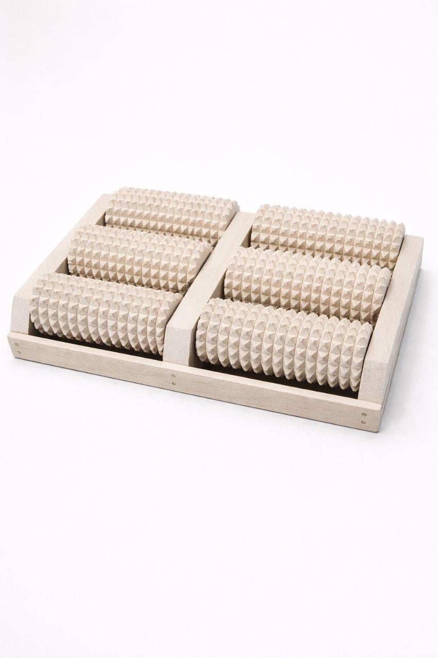 Массажер деревянный на 6 роликов (ОПТ 01-06)