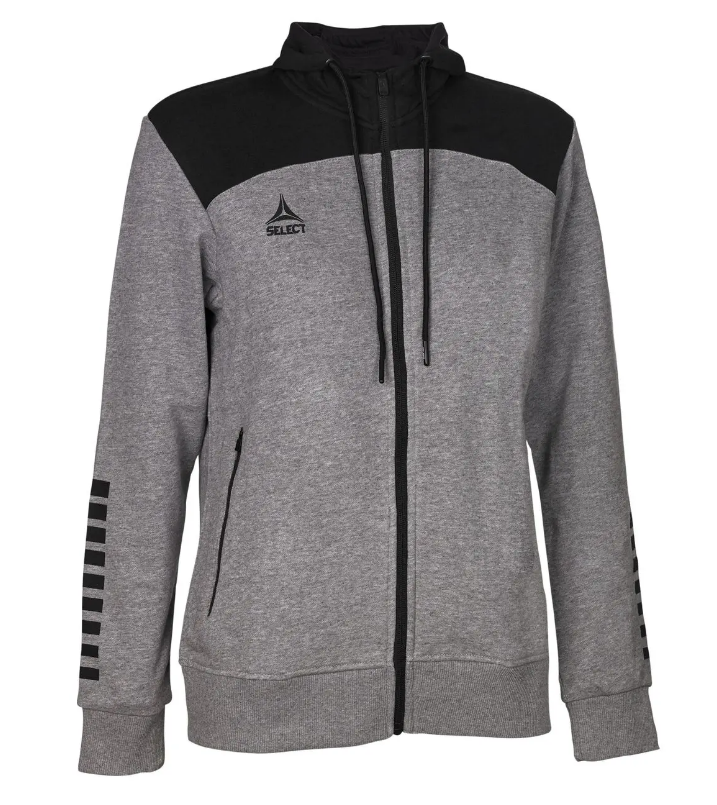 Толстовка Select Oxford zip hoodie XL Серо-черный (625800-880)