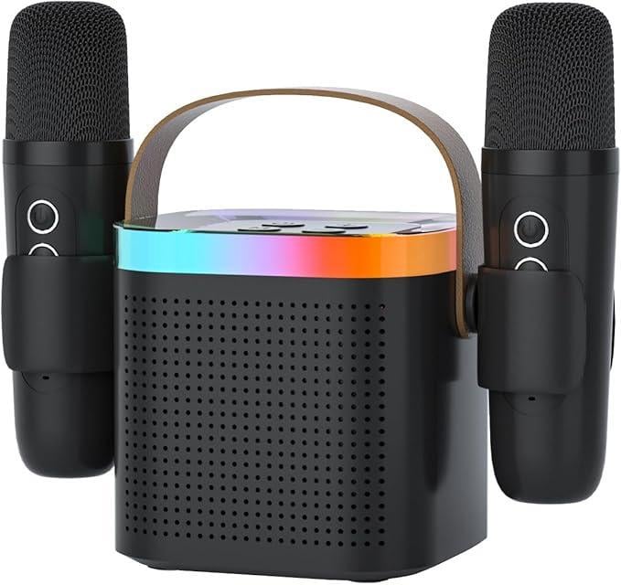Караоке-колонка Bluetooth з 2 бездротовими мікрофонами