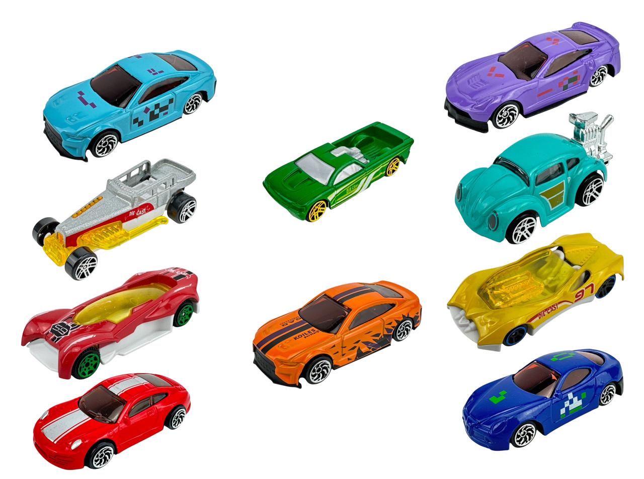 Ігровий набір машинок Hot Wheel DIE-CAST 10 шт. (788-101) - фото 2