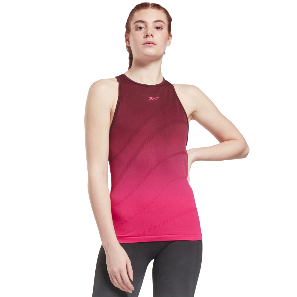 Майка женская Reebok UNITED BY FITNESS SEAMLESS GT3177 XS Бордовый - фото 2