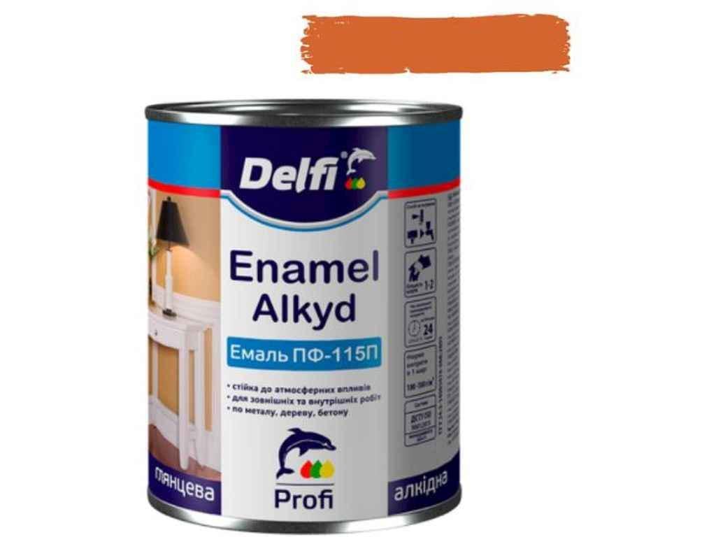 Эмаль алкидная ПФ-115 Delfi 900 г Оранжевый (483545)