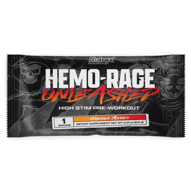 Предтренировочный комплекс Nutrex Hemo Rage Unleashed orange/mango 6 г (00000037268)